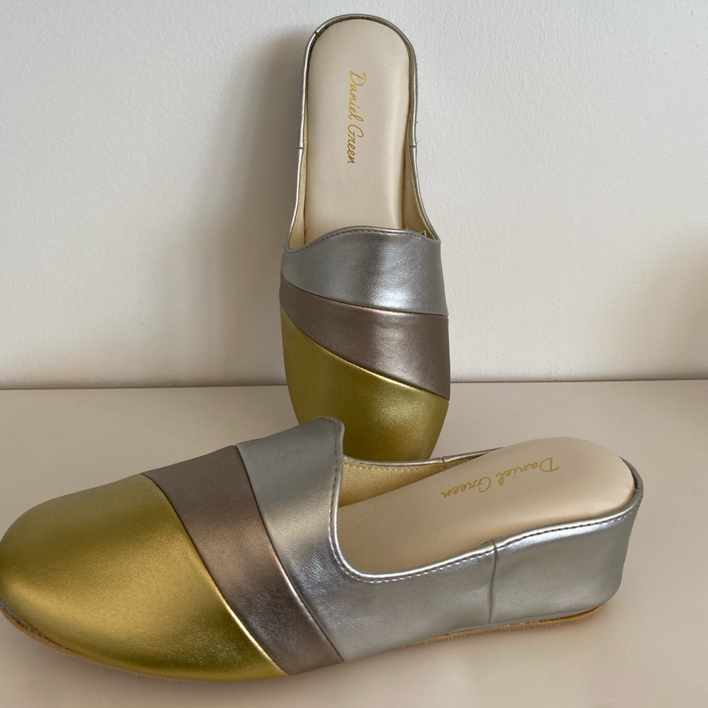 Daniel Green 6W Metallic house slid-on slippers